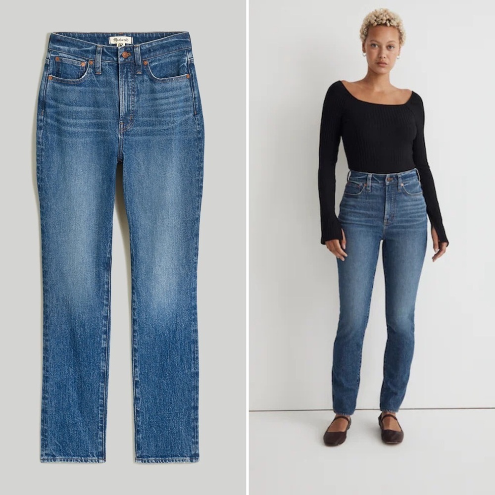 Madewell The Curvy Perfect Vintage Jean Blue Denim High Rise Women’s Size 25